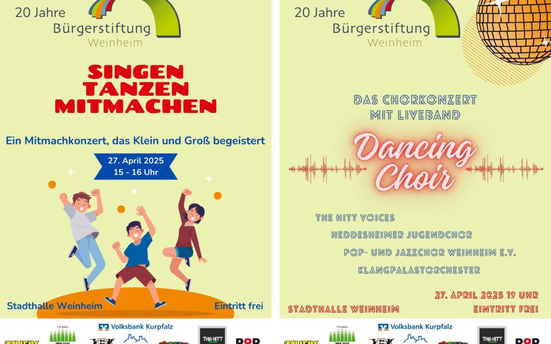 Die Bürgerstiftung wird 20!